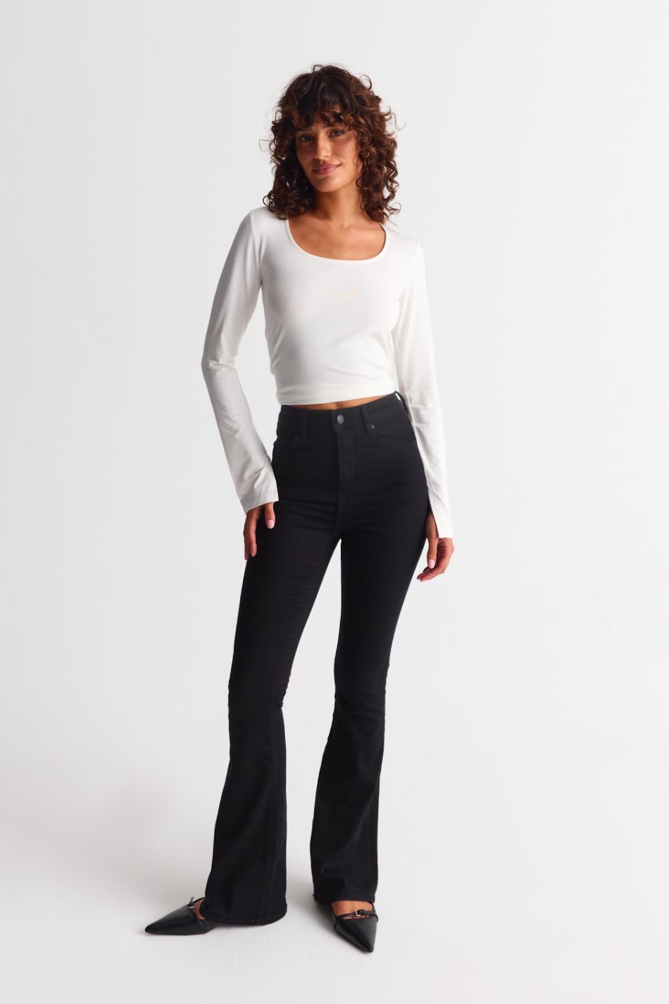 bootcut jeans - Noir