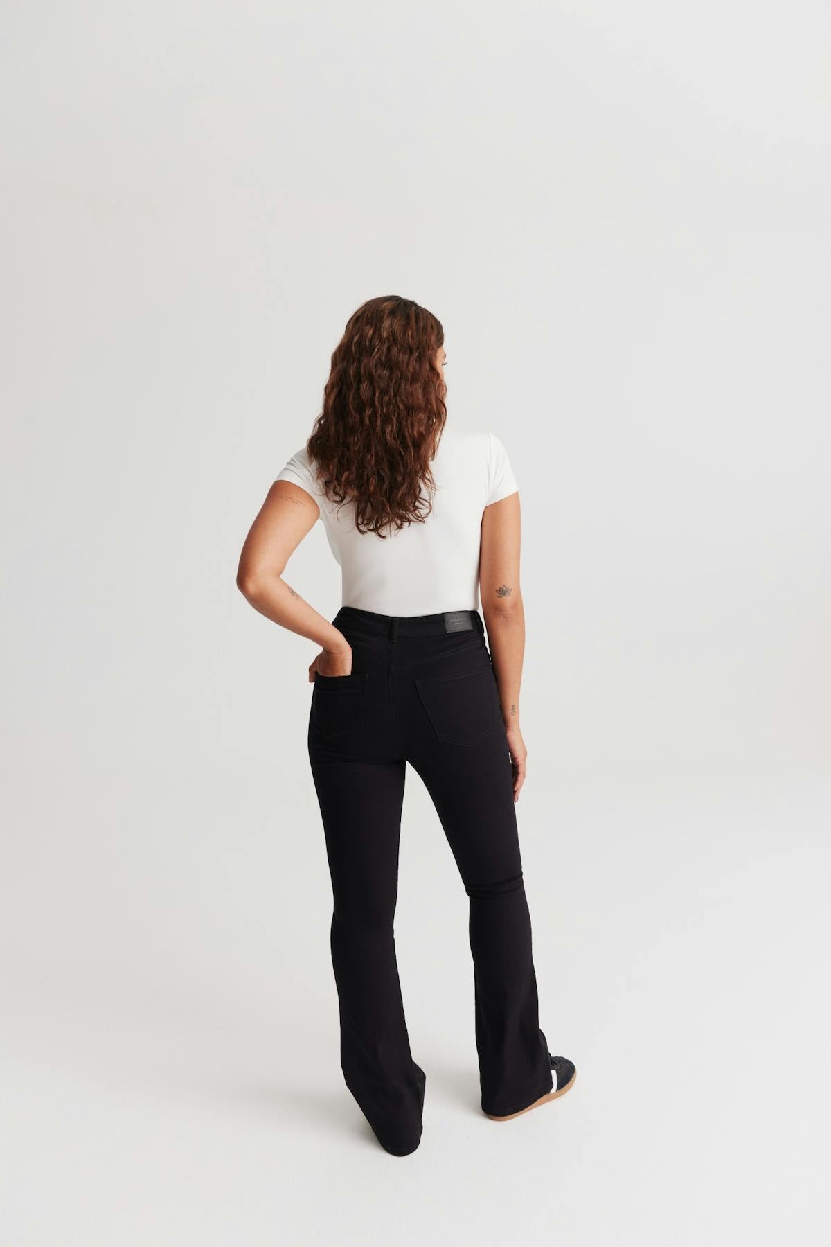 bootcut jeans - Noir