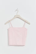 spaghetti strap singlet - Noir