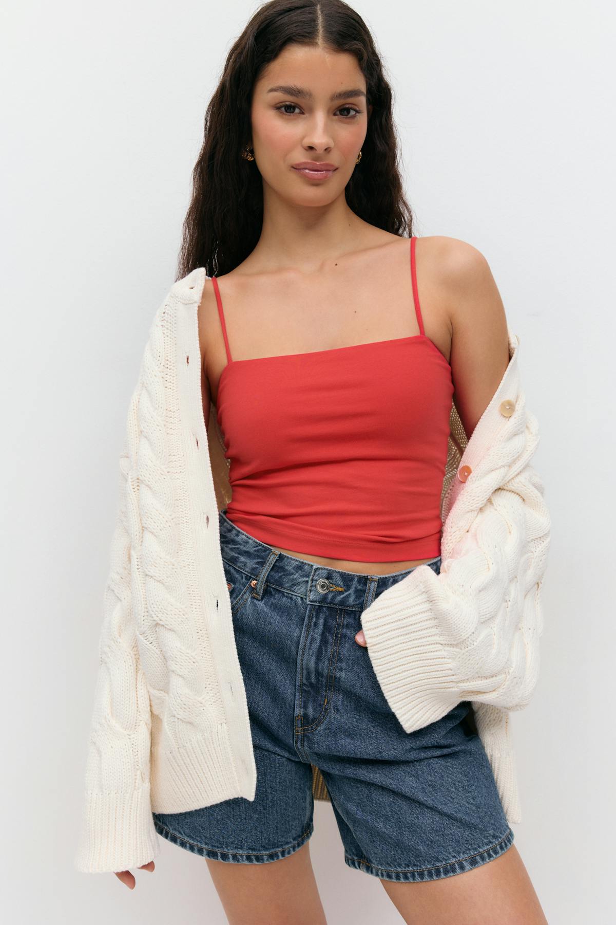 spaghetti strap singlet - Stripe