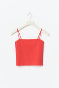 spaghetti strap singlet - Blanc