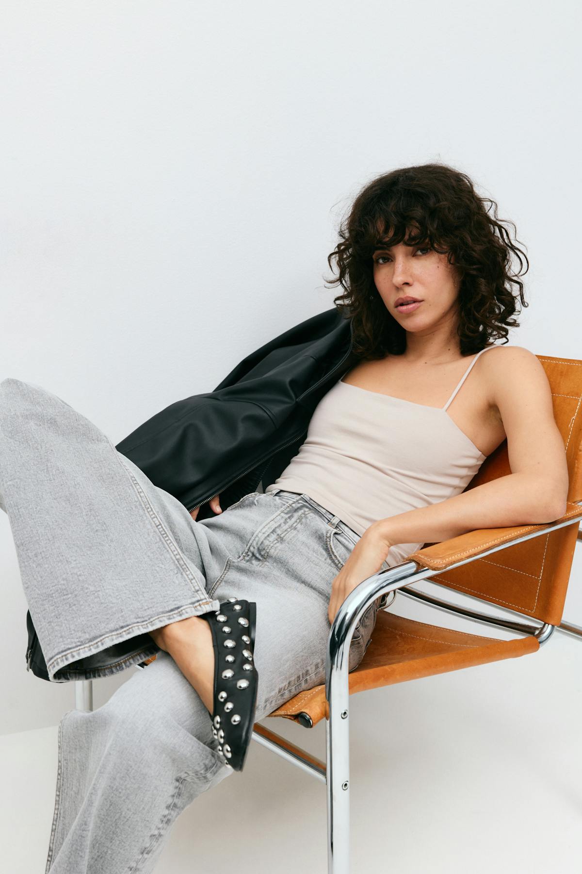 spaghetti strap singlet - Stripe