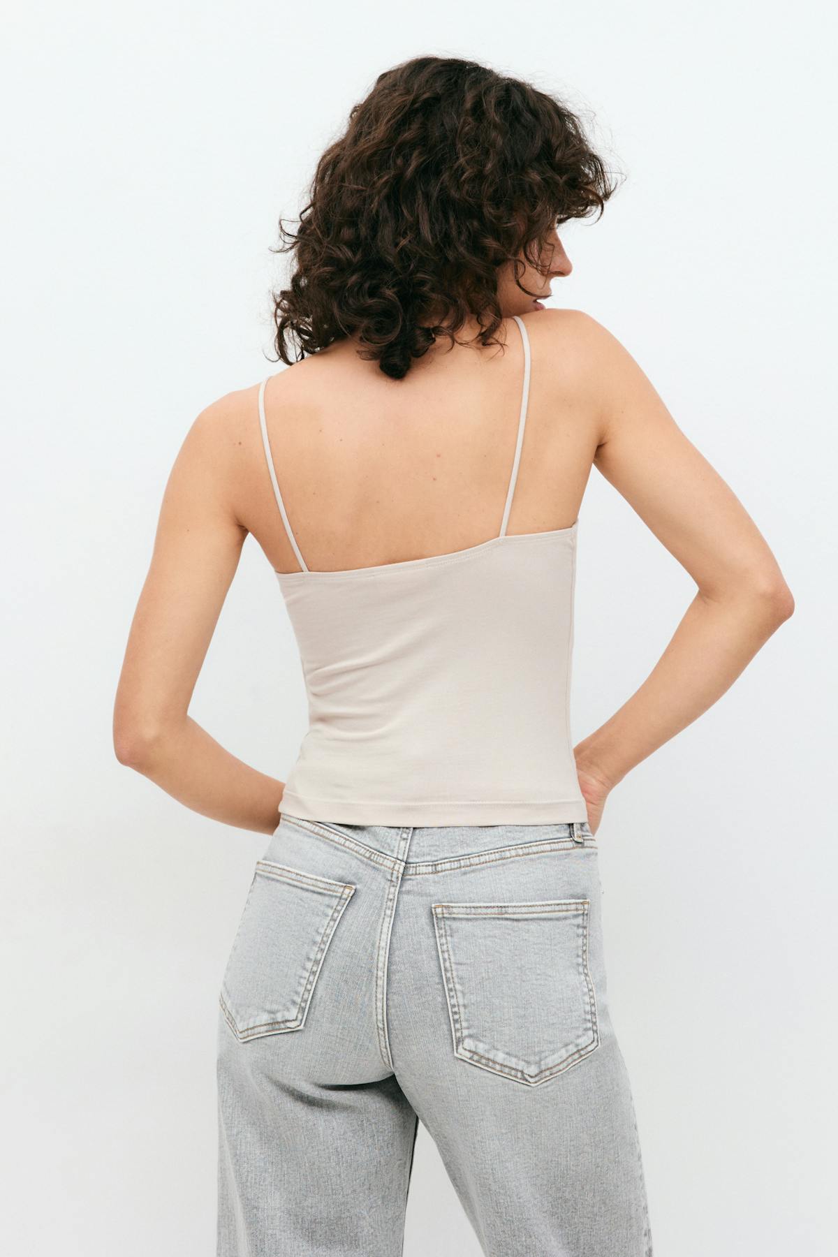 spaghetti strap singlet - Stripe