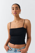 spaghetti strap singlet - Blanc cassé