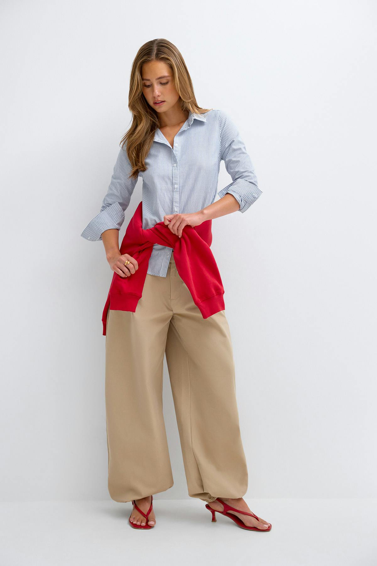 Long sleeve shirt - Rose clair