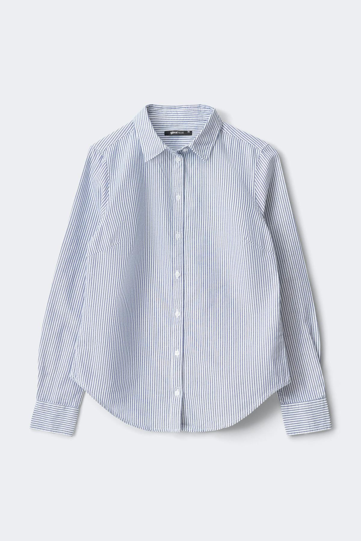 Long sleeve shirt - White/cobolt