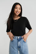Emma tee - Noir