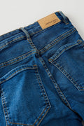 molly petite high w jeans - Blanc cassé