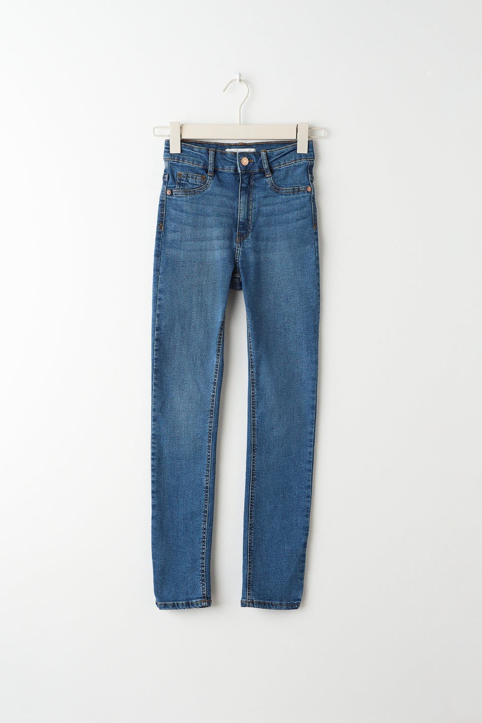 molly petite high w jeans - Noir