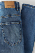 molly petite high w jeans - Noir