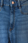 molly petite high w jeans - Blanc cassé