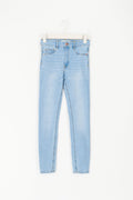 molly petite high w jeans - Standard blue