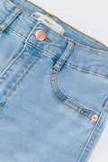 molly petite high w jeans - Standard blue