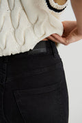 molly petite high w jeans - Dk blue h