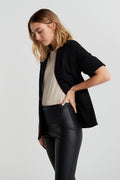Maj pu trousers - Noir