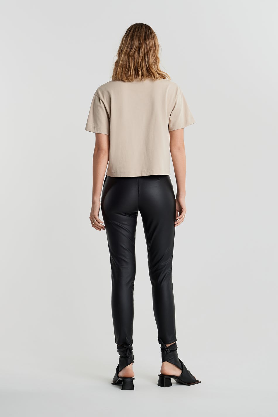 Maj pu trousers - Noir