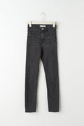 molly petite high w jeans - Blanc cassé