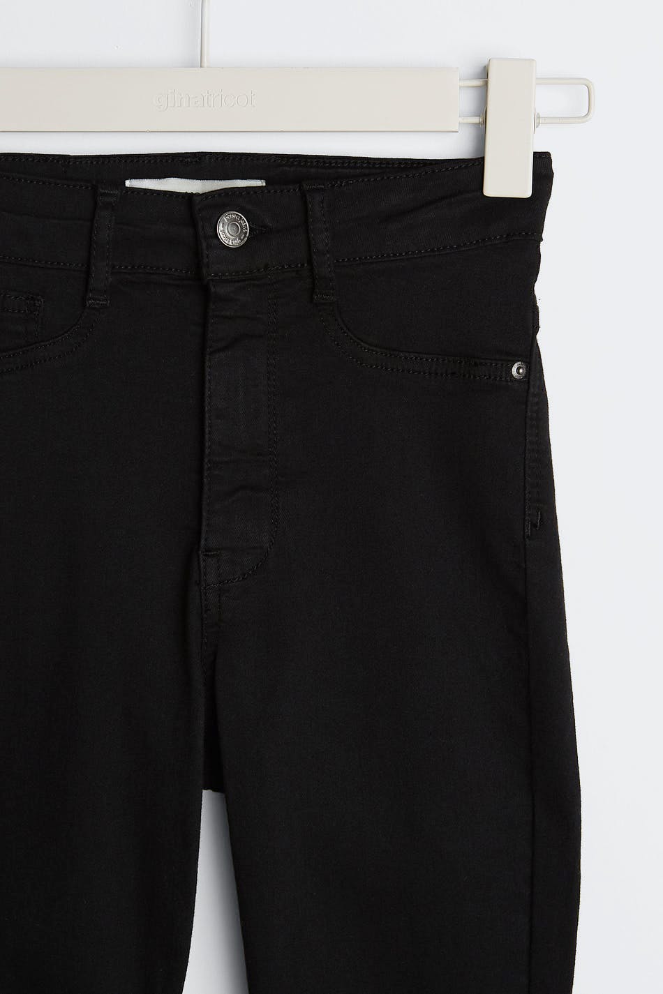 molly petite high w jeans - Offblack