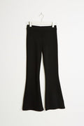 Flare petite jersey trousers - Noir