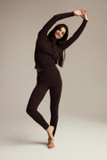 Basic long leggings - Noir