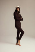 Basic long leggings - Noir