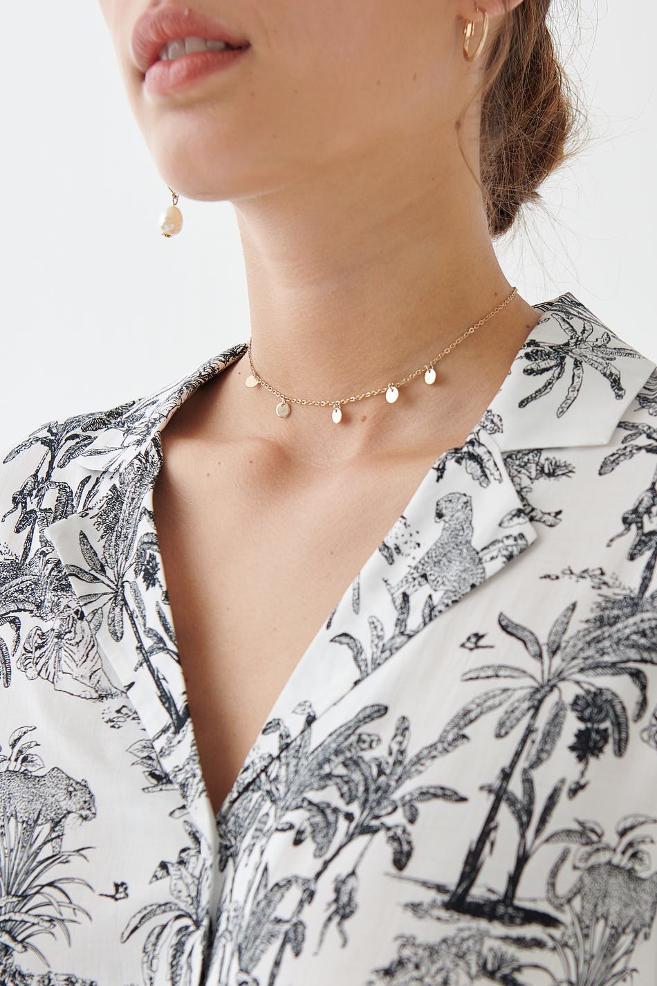 Edit blouse - White jungle