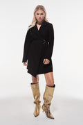 Vallery blazer dress - Noir