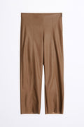 Holly pu culotte trousers - Toastedcoconut