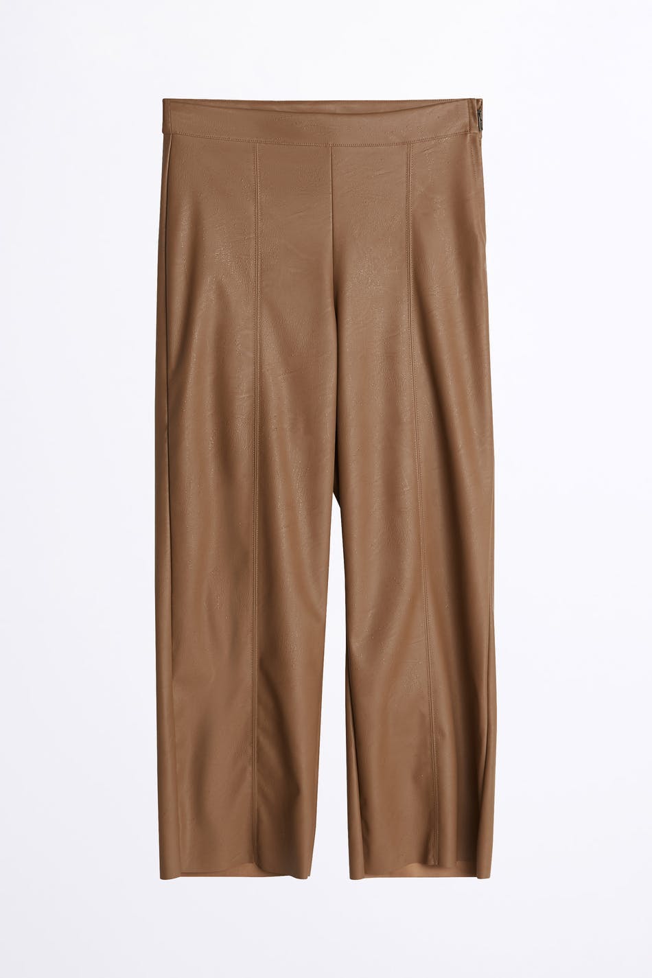 Holly pu culotte trousers - Toastedcoconut