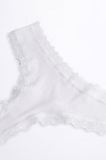Rib string - Blanc