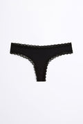 Rib string - Noir