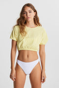 Rosie highwaist bikini brief - Blanc