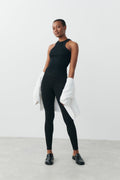 Punto di roma leggings - Noir