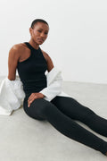 Punto di roma leggings - Noir