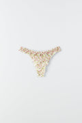 lace string - Noir