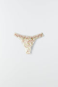 lace string - Rhubarb