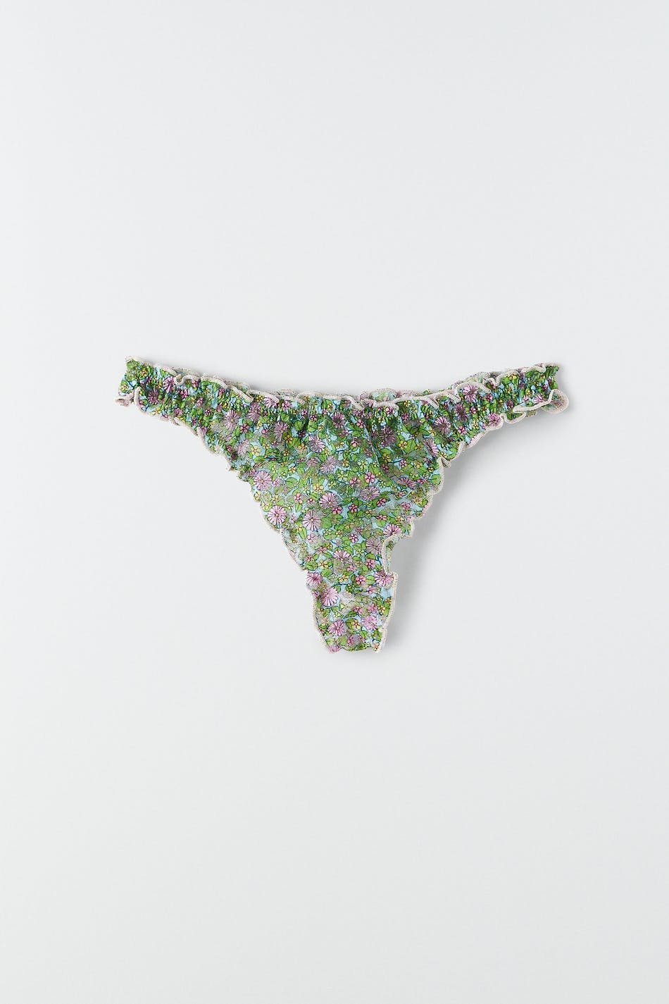 lace string - Rhubarb