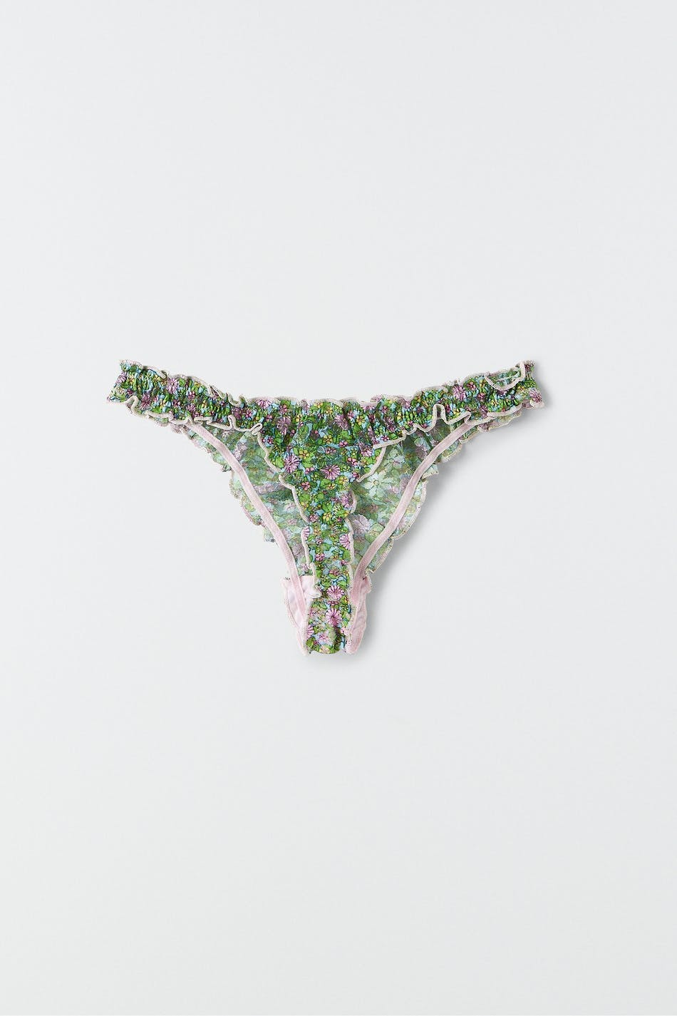lace string - Rhubarb