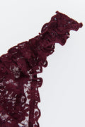 lace string - Pink flower
