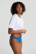 lace string - Parisian blue