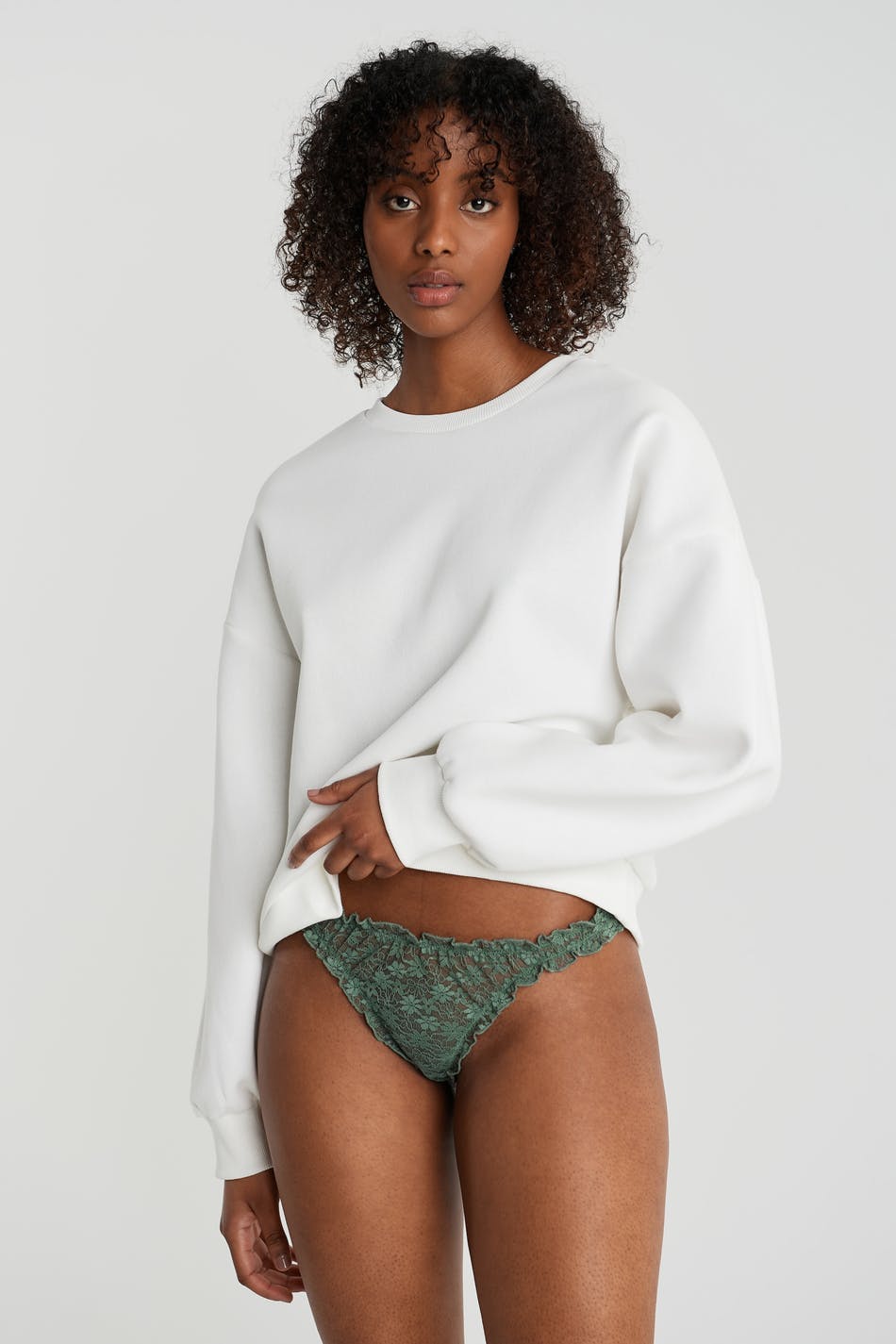 lace string - Parisian blue