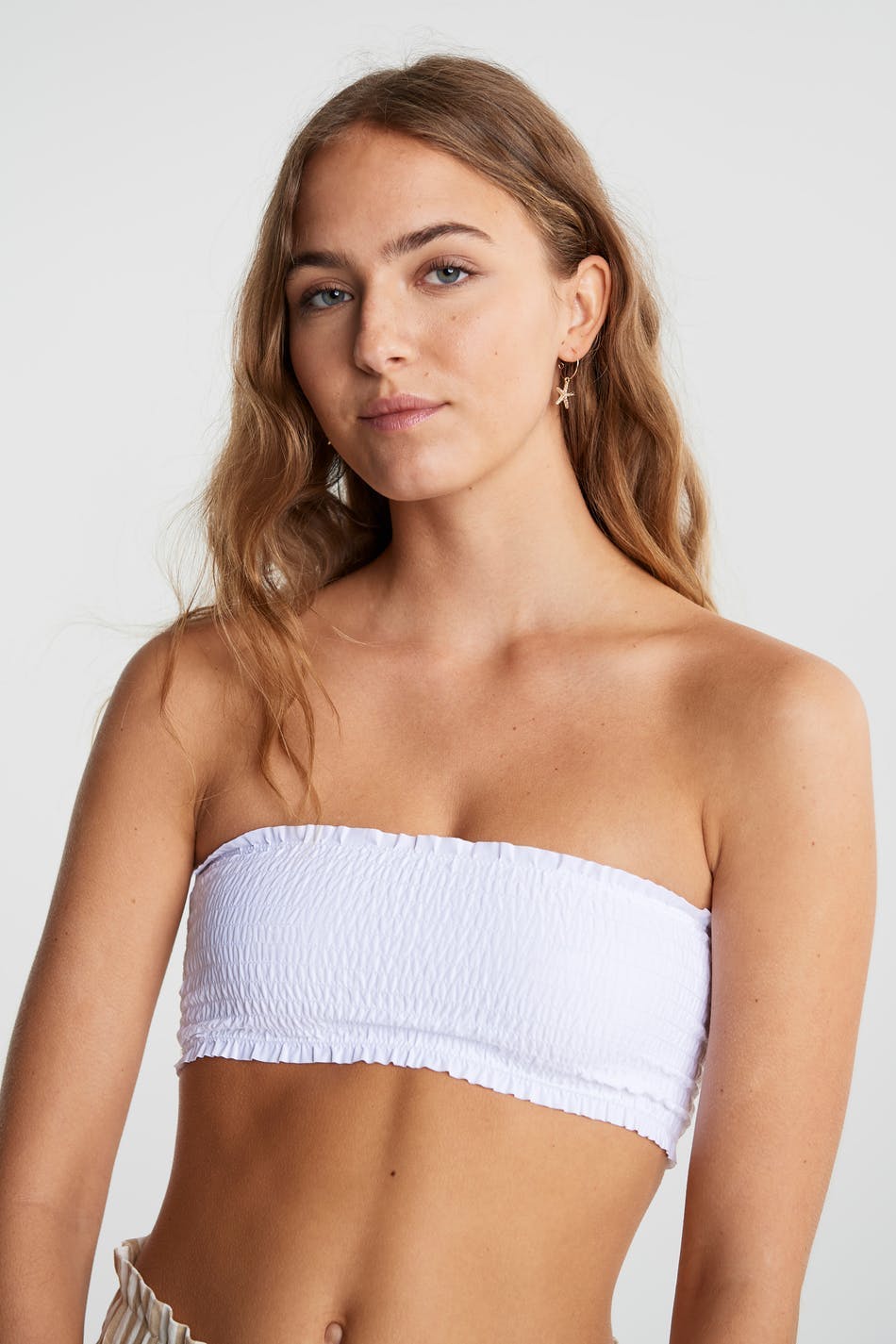 Nina bikini bandeau - Blanc
