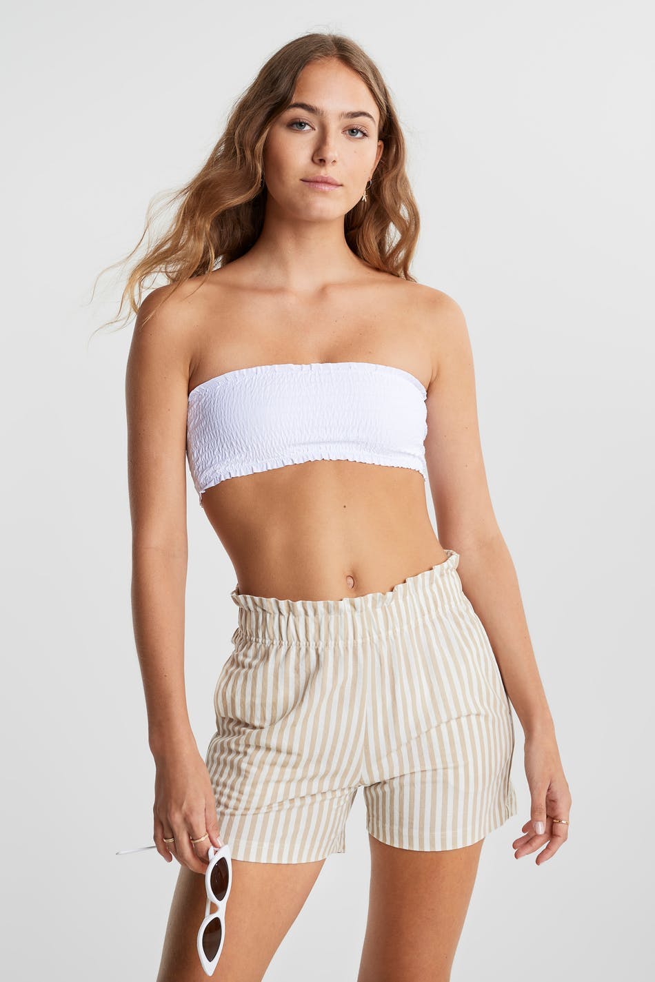 Nina bikini bandeau - Blanc