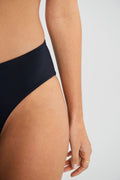 Nina highwaist bikini brief - Noir