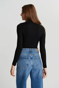 Kim knitted top - Noir