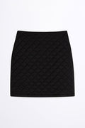Cassandra quilted skirt - Noir