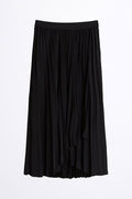 Violet pleated skirt - Noir