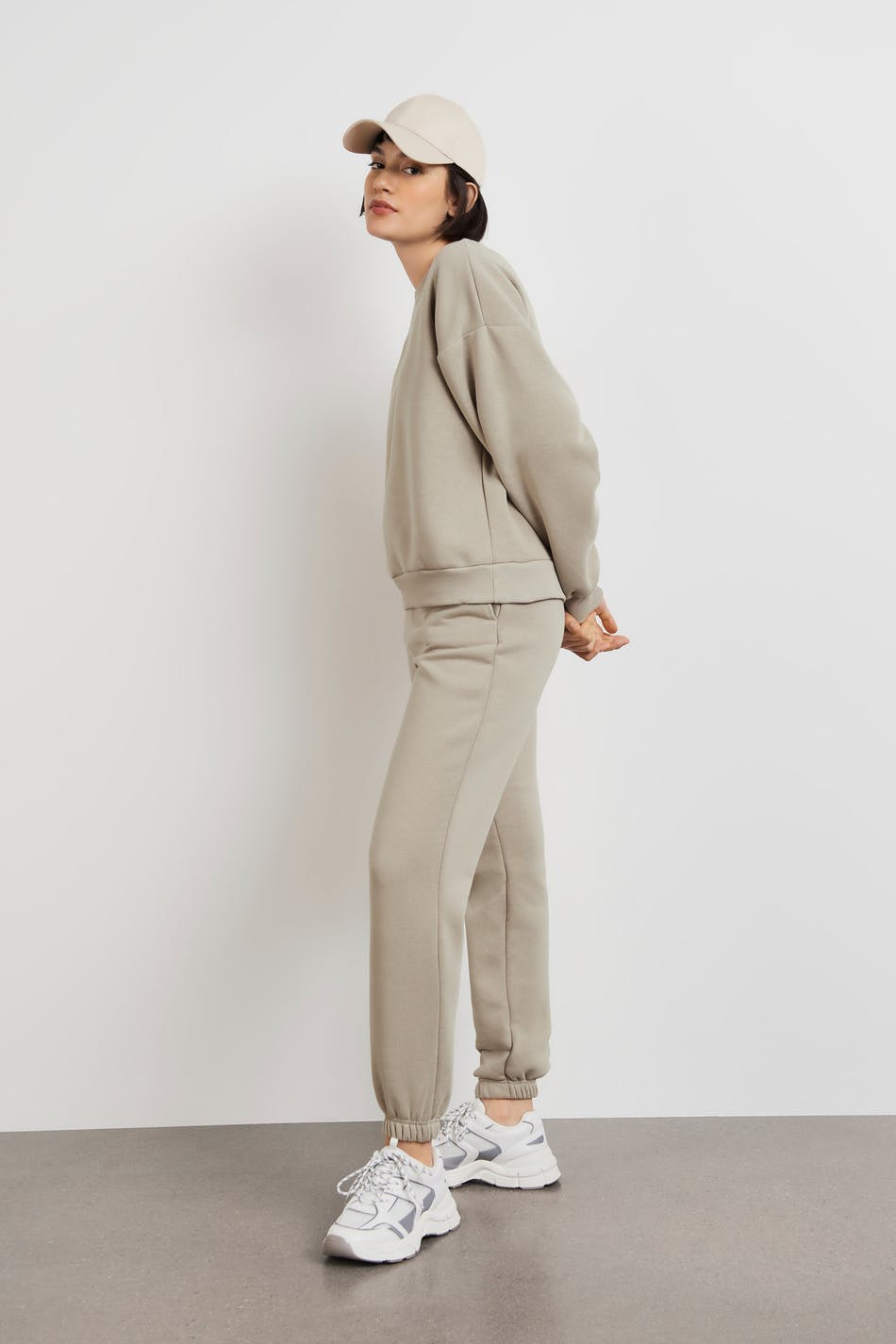 Basic sweatpants - Blanc cassé