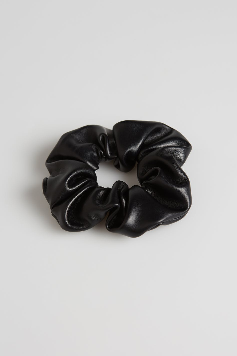 Emilia pu scrunchie - Noir