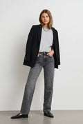 high waist jeans - Blanc cassé